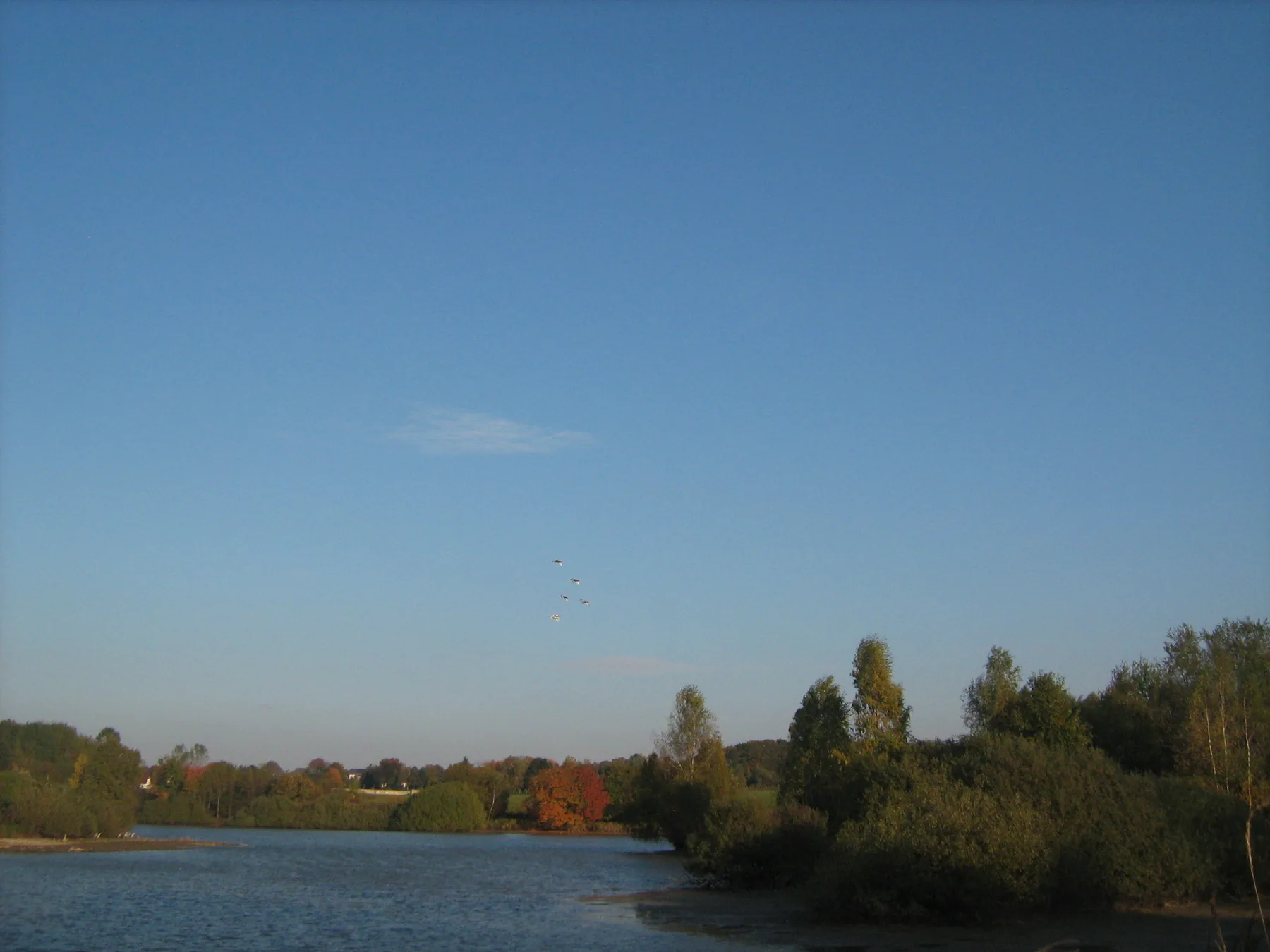 Abendhimmel über dem Großen Teich